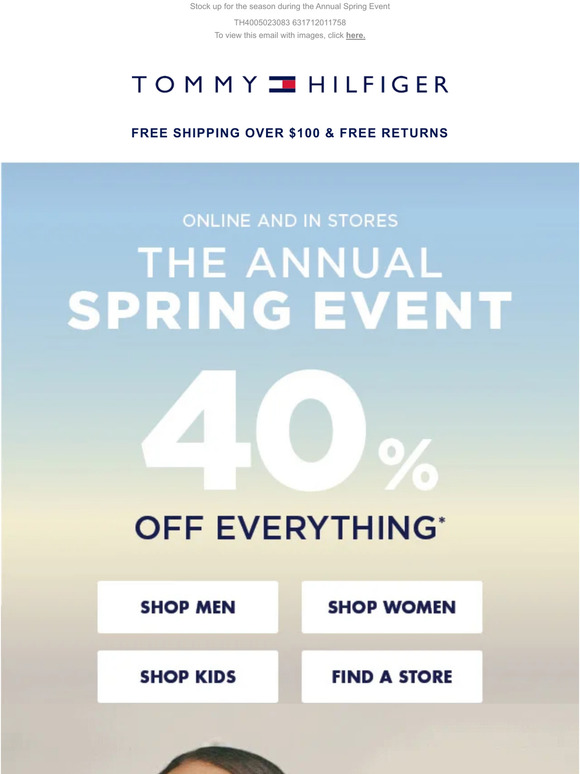 🛍️TOMMY HILFIGER SALE🛍️ 40% OFF sweaters & outerwear* Plus, 15