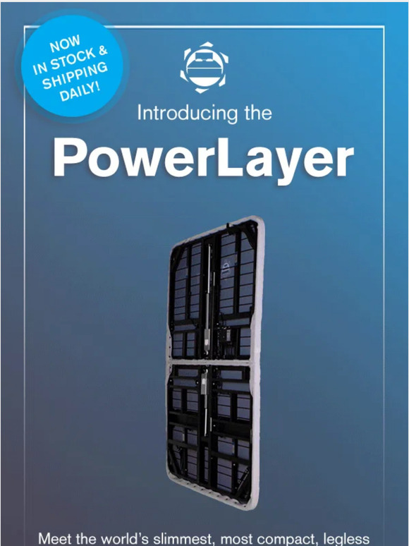 BedJet Make your current bed adjustable Meet the PowerLayer. Milled