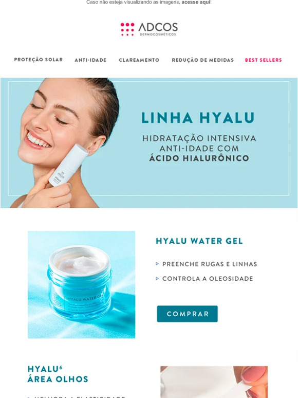 💙 Linha Hyalu: Hidratação Intensiva para você