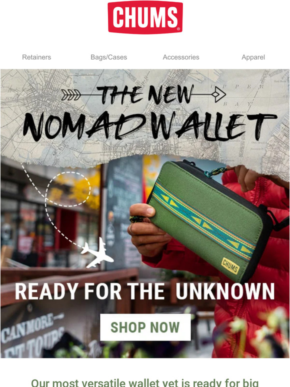  Chums Nomad Wallet - Purse & Cell Phone Wallet with