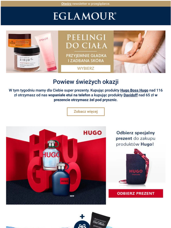 HUGO BOSS z 🎁 ✔ Davidoff z 🎁 ✔ Nowe okazje w The Best of