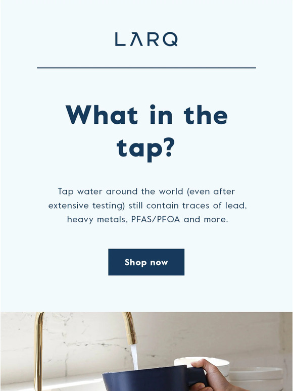 What's actually in your tap water? 🚰