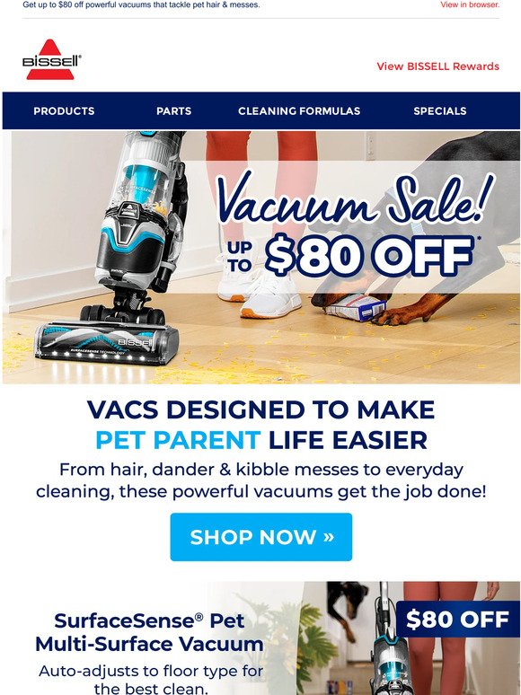 Sale 🚨 Save on 4 vacuums designed for pet parents!