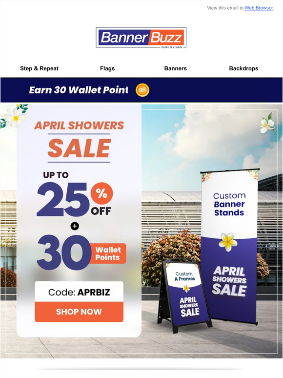 💰April Showers Sale: Up to 25% Off Event Top Sellers