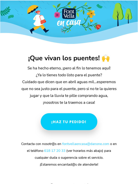 ¿Todo listo para el puente?💧😉