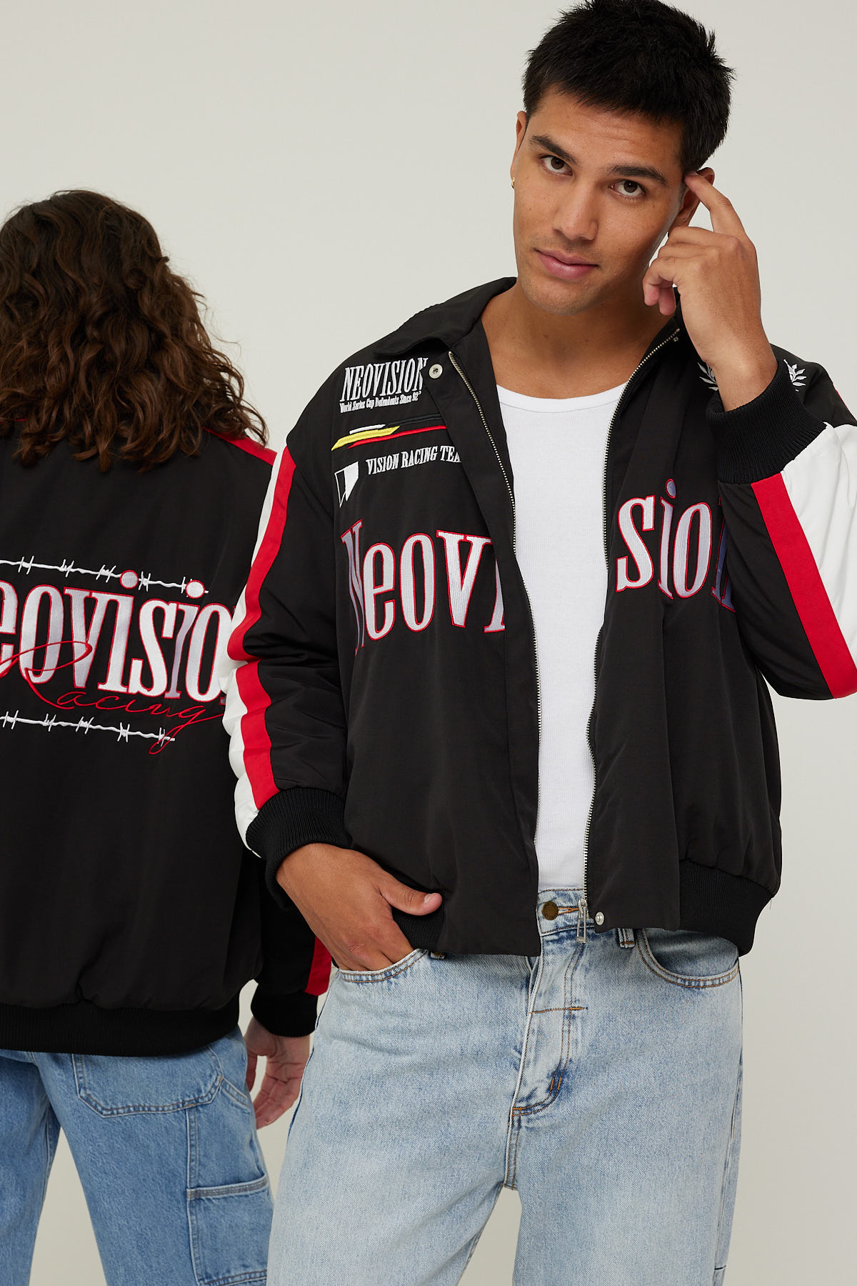 Neovision Vision Racing Team Moto Jacke Red
