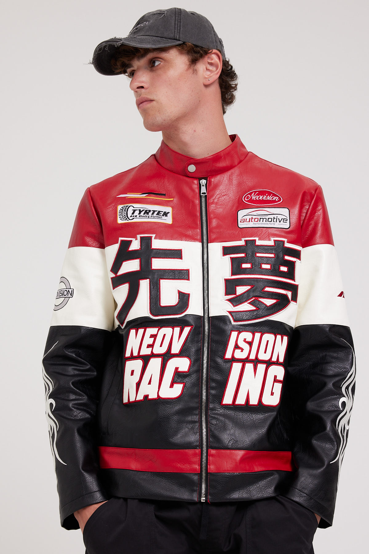 Neovision Velocity Racing Jacket Red Black
