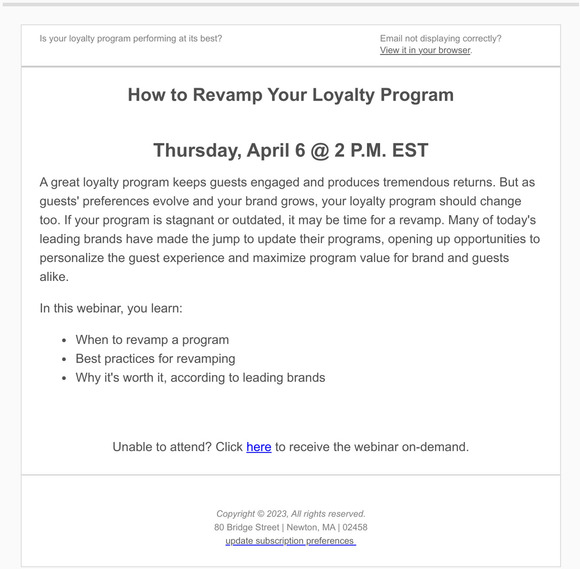 [Webinar] How to Revamp Your Loyalty Program