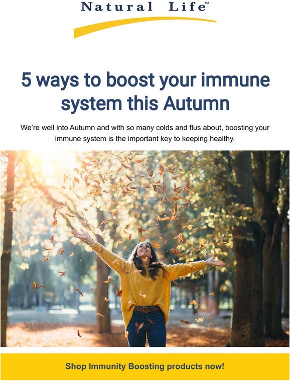 It is getting chilly! Time to boost your immunity