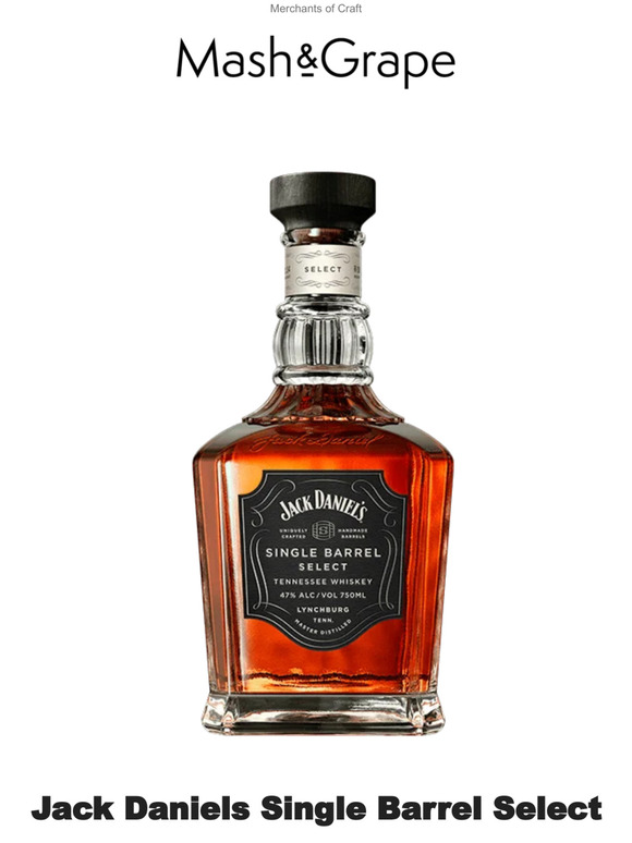Mash & Grape Jack Daniels Single Barrel Select. 🥃 Milled