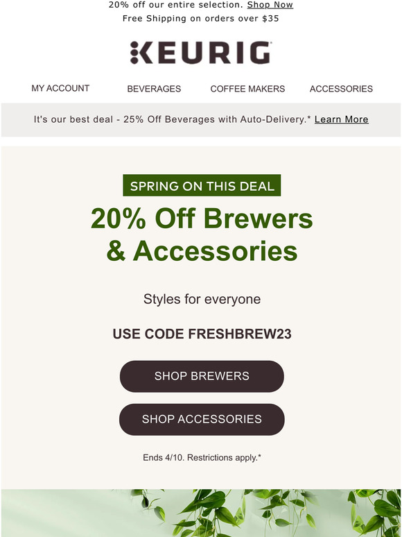 Keurig Canada: Brewers & accessories on sale now! | Milled