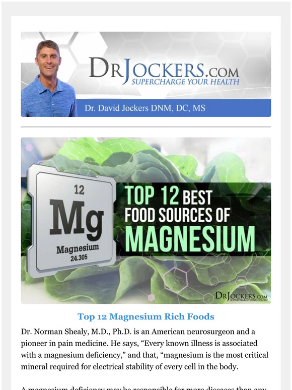 Top 12 Magnesium Rich Foods (I Eat 4 Everyday!) Milled