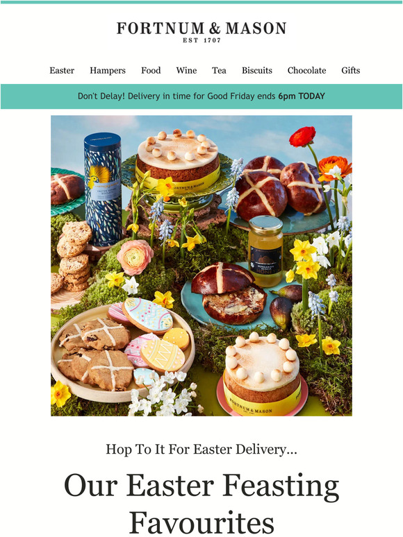 Fortnum & Mason Good Friday Delivery Ends TODAY! Milled