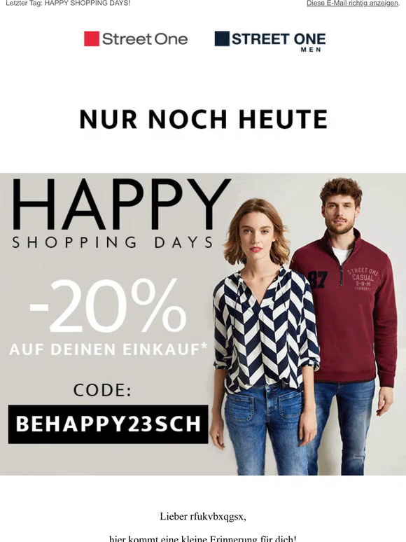 📢 Nur noch heute: 20% geschenkt!