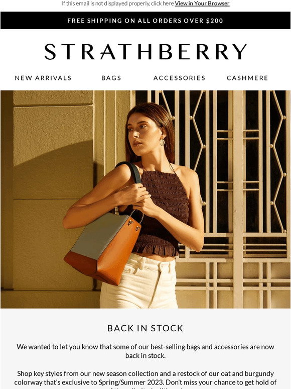 Strathberry Women's Lana Osette Bag - Vanilla/Tan