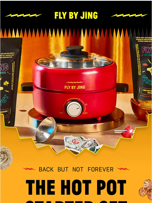 Fly by Jing The hottest pot on record is back. Milled