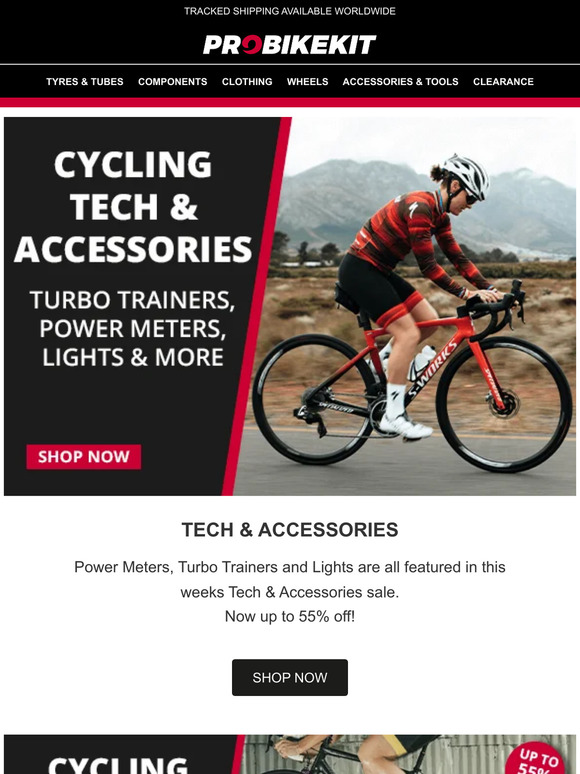 Top Cycling Tech, Lights and Accessories