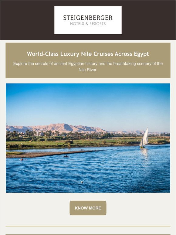 World-Class Luxury Nile Cruises Across Egypt