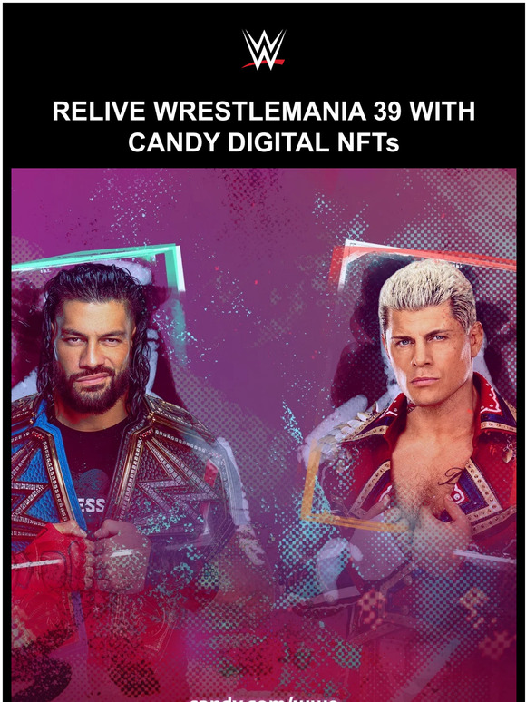 Wwe Shop Relive Wrestlemania 39 With Free Digital Trading Card Nfts