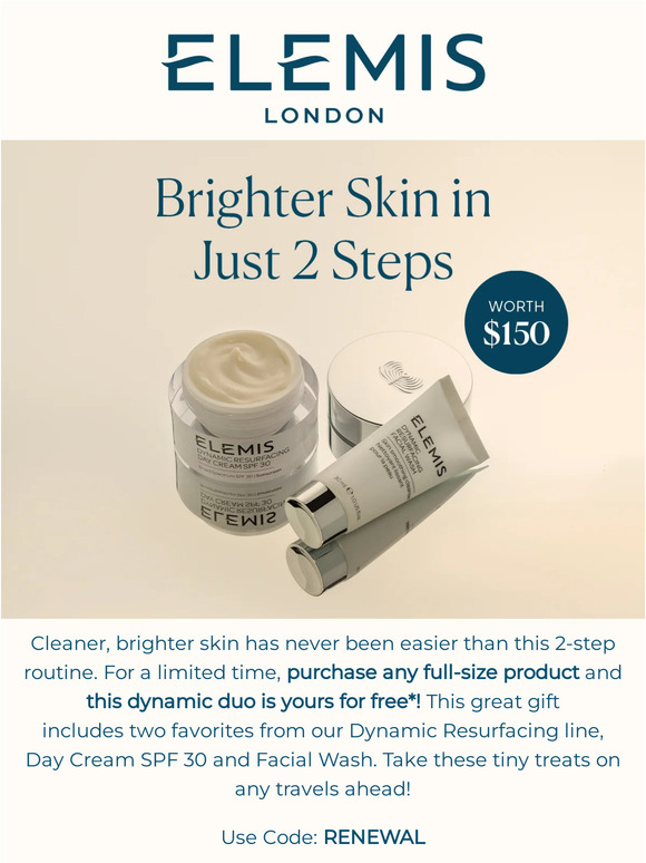 Elemis A Dynamic Duo Free? Count us in. Milled