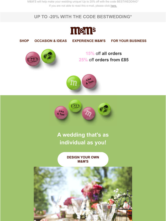 Personalized MY M&M'S® Wedding Favors - Simply Sinova