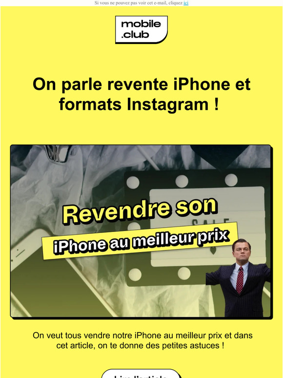 On parle Instagram et iPhone !