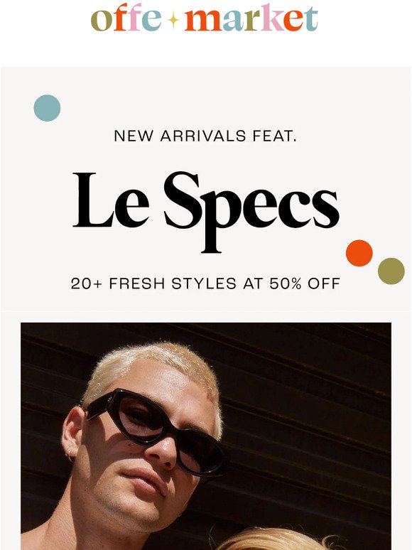 🌞 New sunnies from Le Specs just dropped 🌞