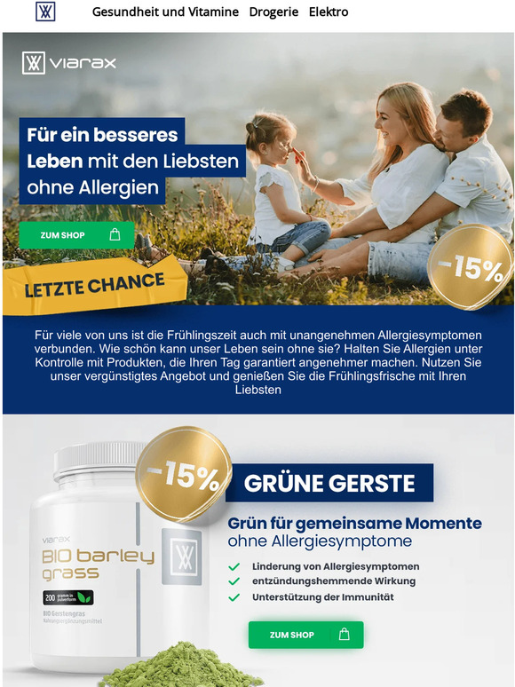 💥🛒 Das Angebot wird verlängert! -15%!