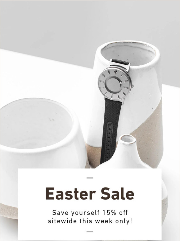 Save 15% this easter!