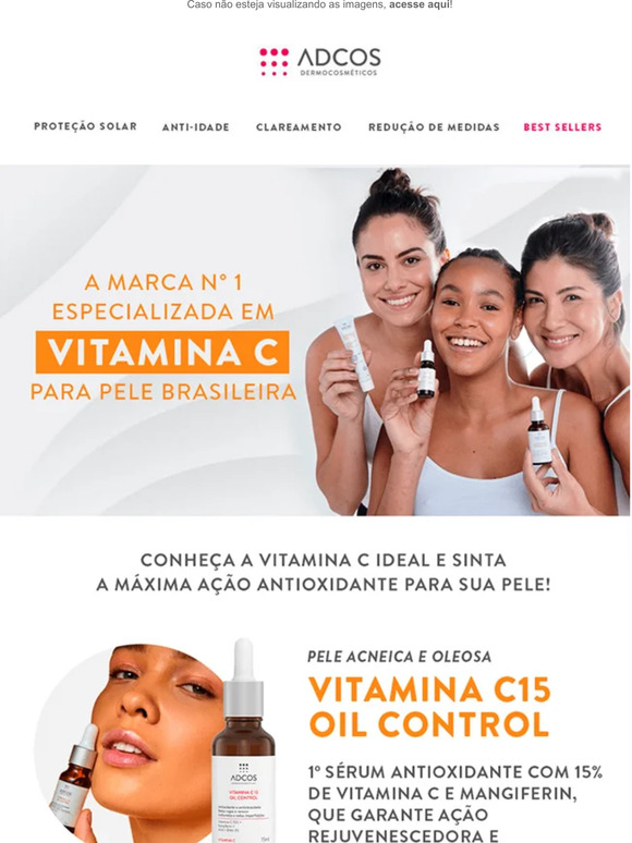 Vitamina C para todos os tipos de pele 🧡