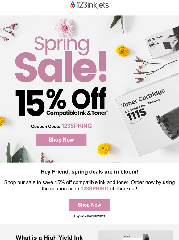 Don't Miss: Spring Sale is here 💐