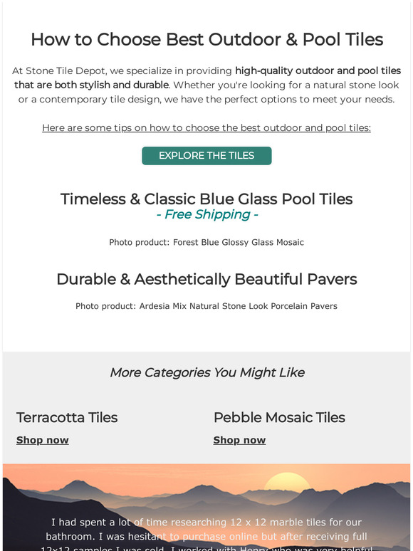 Best Outdoor & Pool Tiles 2023's Latest Design Ideas
