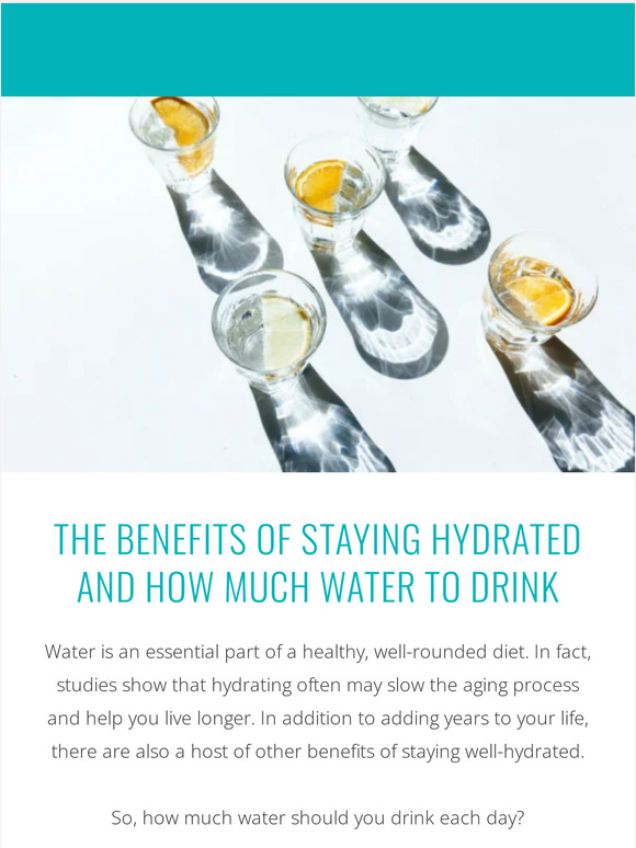 diettogo The Benefits of Staying Hydrated and How Much Water to Drink Milled