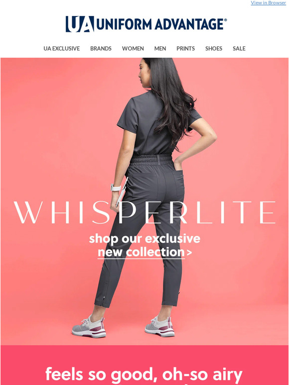 Uniform Advantage WHISPERLITE Our prettiest scrubs EVER Milled