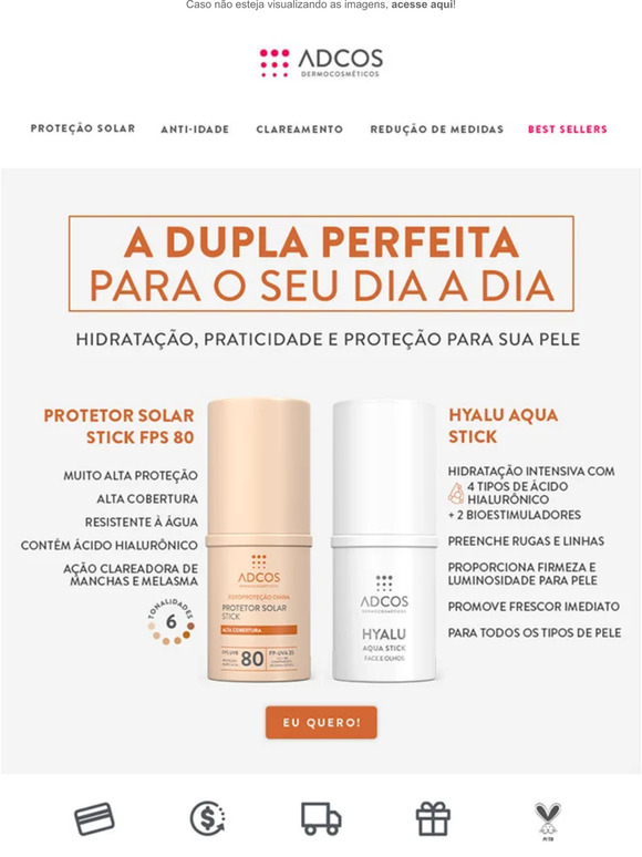 Hidratação e Proteção para o seu dia a dia 💙