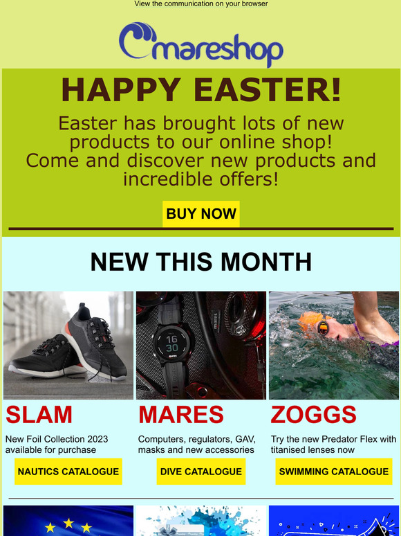 Discover the news for Easter with Mareshop