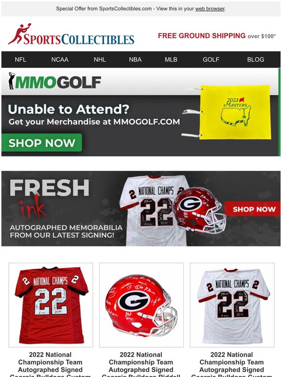 Tournament Week is here! Golf Merchandise now available.