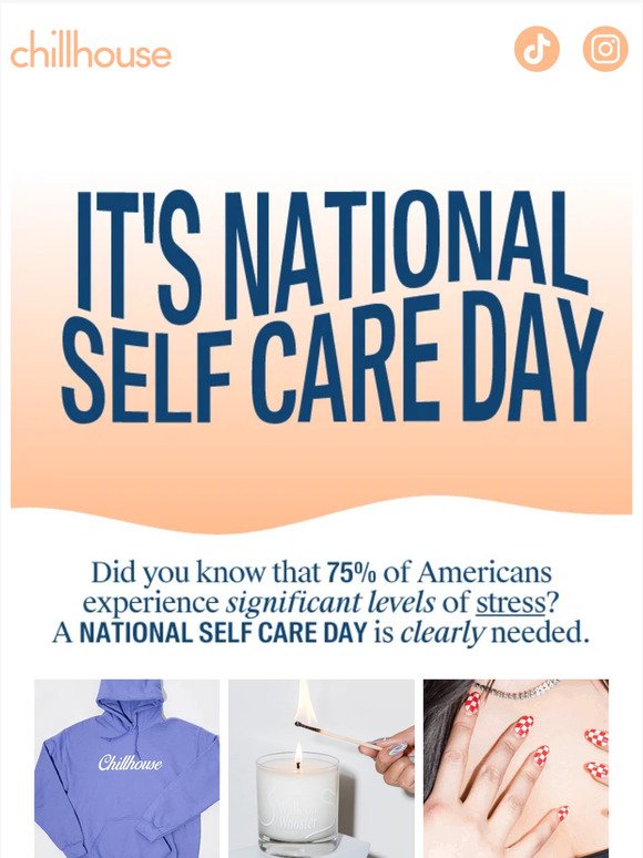 It's National Self Care Day ✨