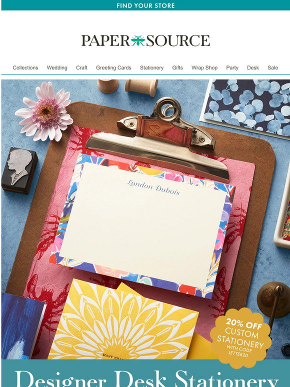 Paper Source: Essential Designer Stationery to Up Your Desk Game | Milled