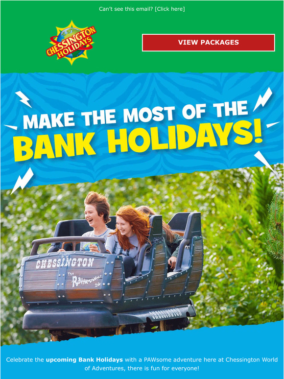 Book Early For Bank Holidays ☀️