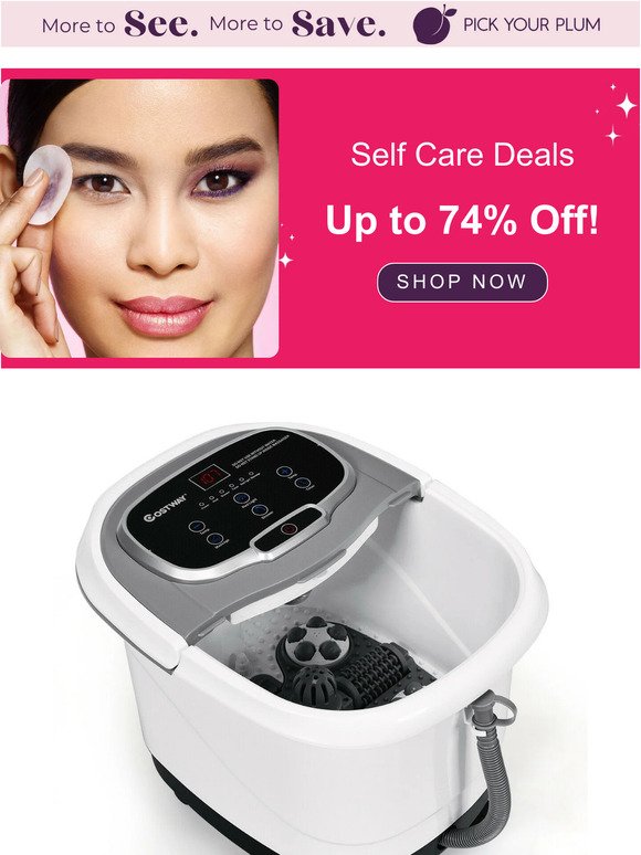 Self Care Savings Up to 74% Off!