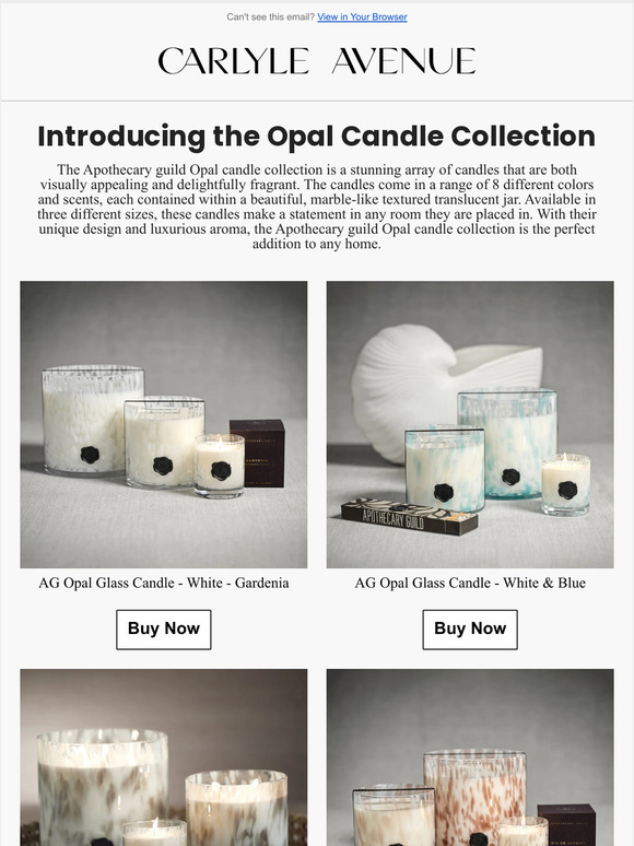 Apothecary Guild Opal Candle Collection