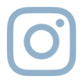 Instagram logo made up of a square-shaped camera icon.
