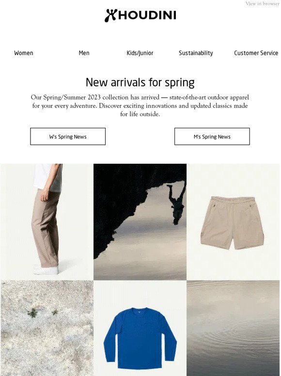 New arrivals for spring