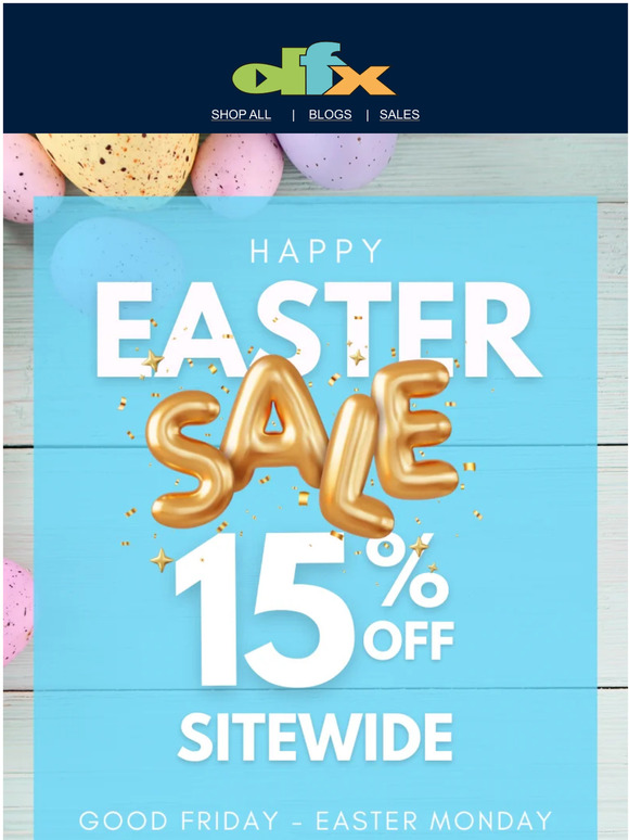 Sitewide Sale – 15% Off Everything! 🐇