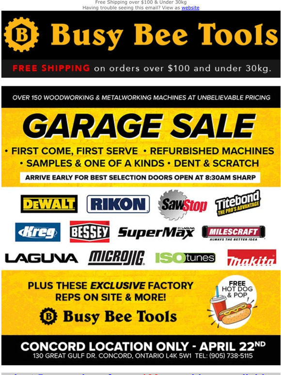 Mark your calendars for the Biggest Garage Sale Yet!