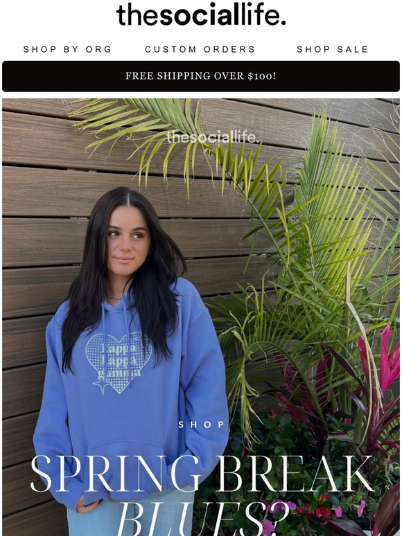 Are you feeling those Spring Break blues? 💙