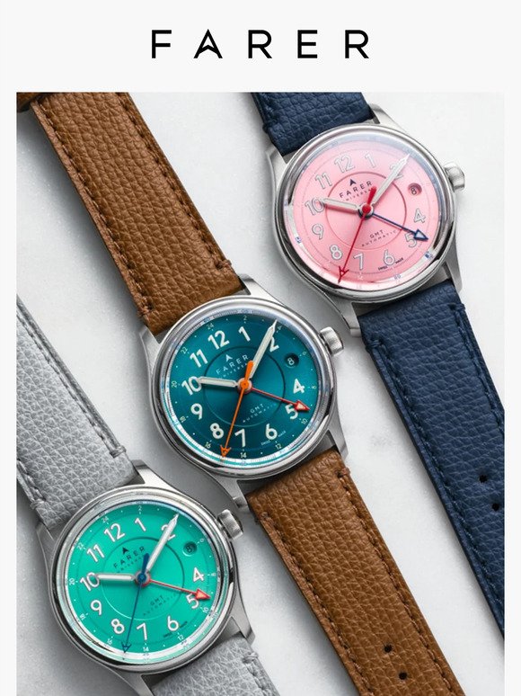Meet The New Farer 36mm GMT Collection!