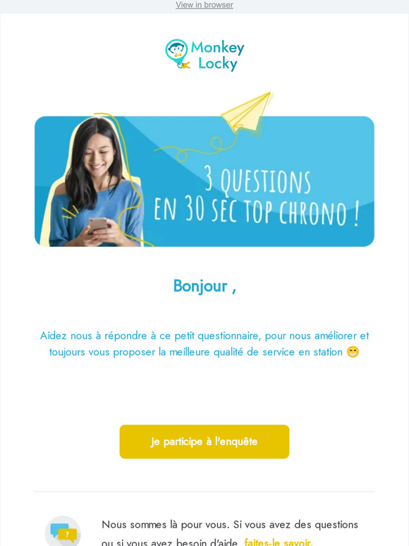 Hey  — tu as 30 secondes ?