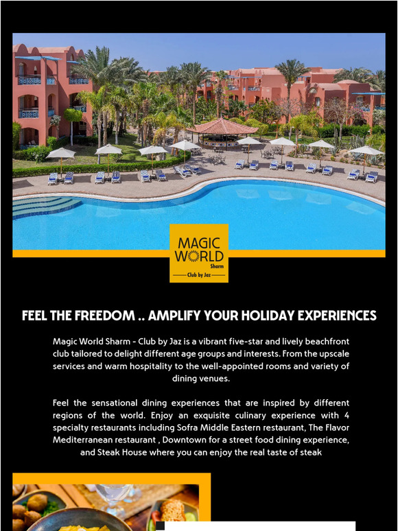 Book Your Next Stay At Magic World Sharm - Club by Jaz ☀